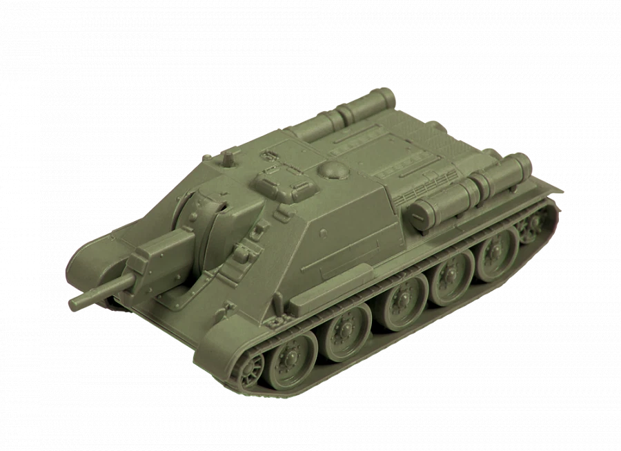 ZS6281 1/100 Soviet Self Propelled Gun SU-122 - Immagine 3 di 4