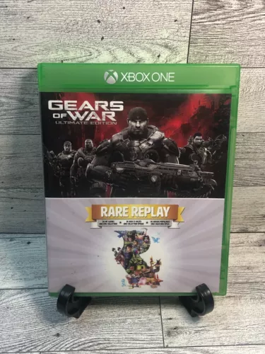 Gears of War Ultimate Edition and Rare Replay Xbox One Complete CIB - MINT DISC
