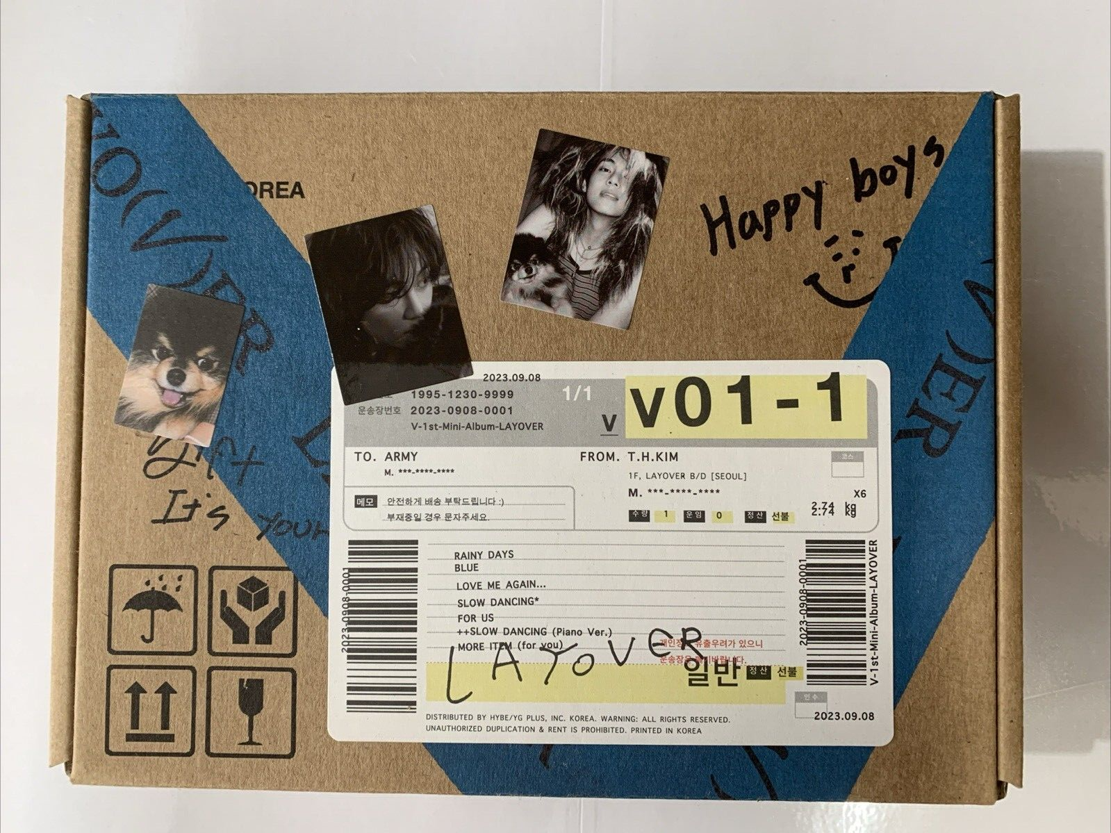 V (BTS) - Layover CD Box Set