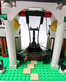 VINTAGE LEGO 7418 SCORPION PALACE ORIENT EXPEDITION W/ CARDS RETIRED 2003 USED
