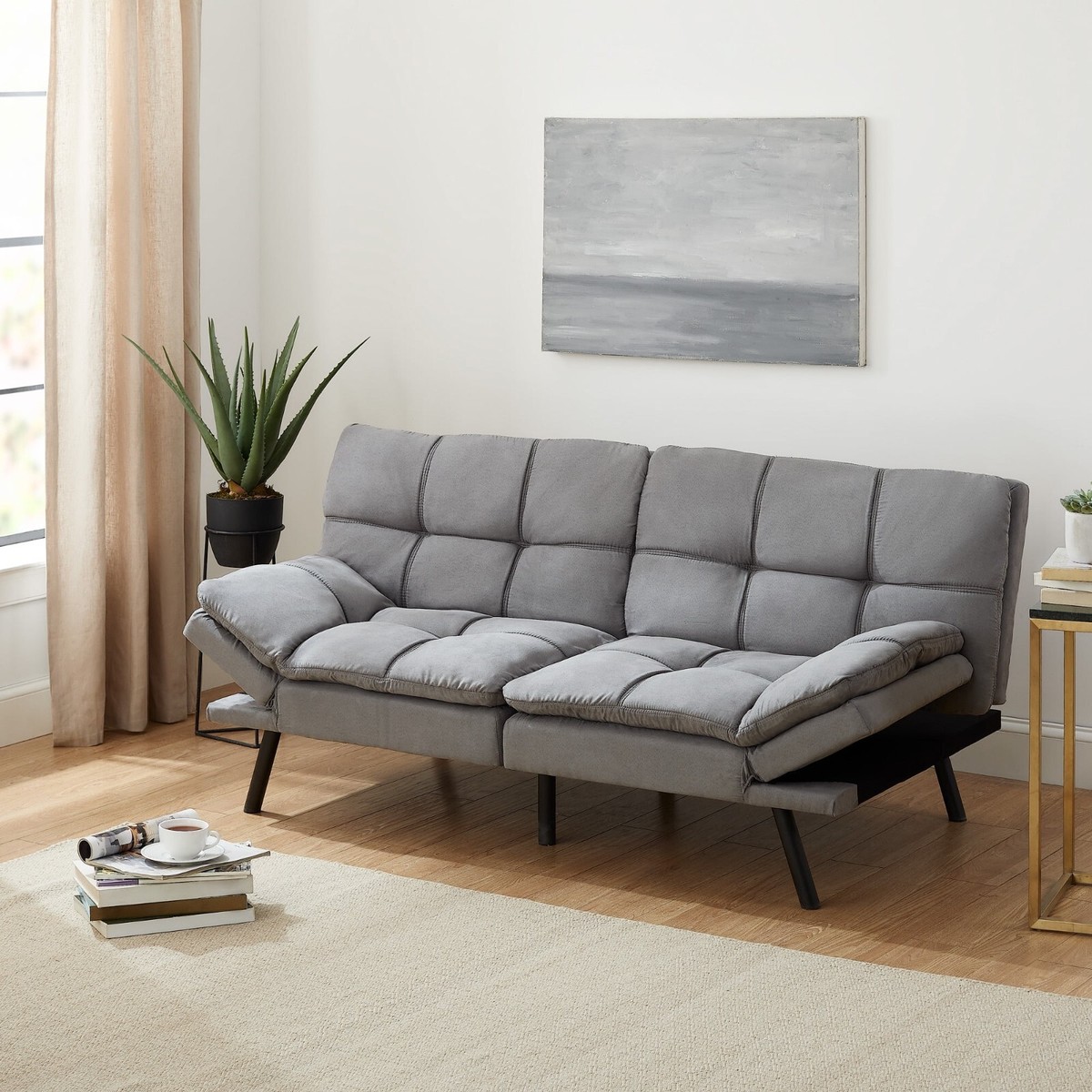 Futon Loveseat Cover Walmart Living Room Porter Futon Walmart