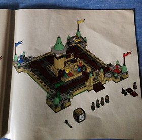 LEGO 3862 Harry Potter Hogwarts Board Game Missing 1 Small Piece Read