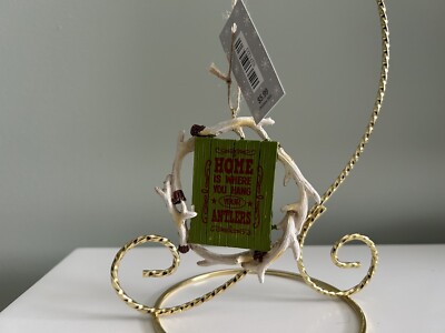 Hobby Lobby Ornament, Home is Where You Hang Your Antlers'' , NWT