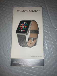 platinum apple watch band 44mm