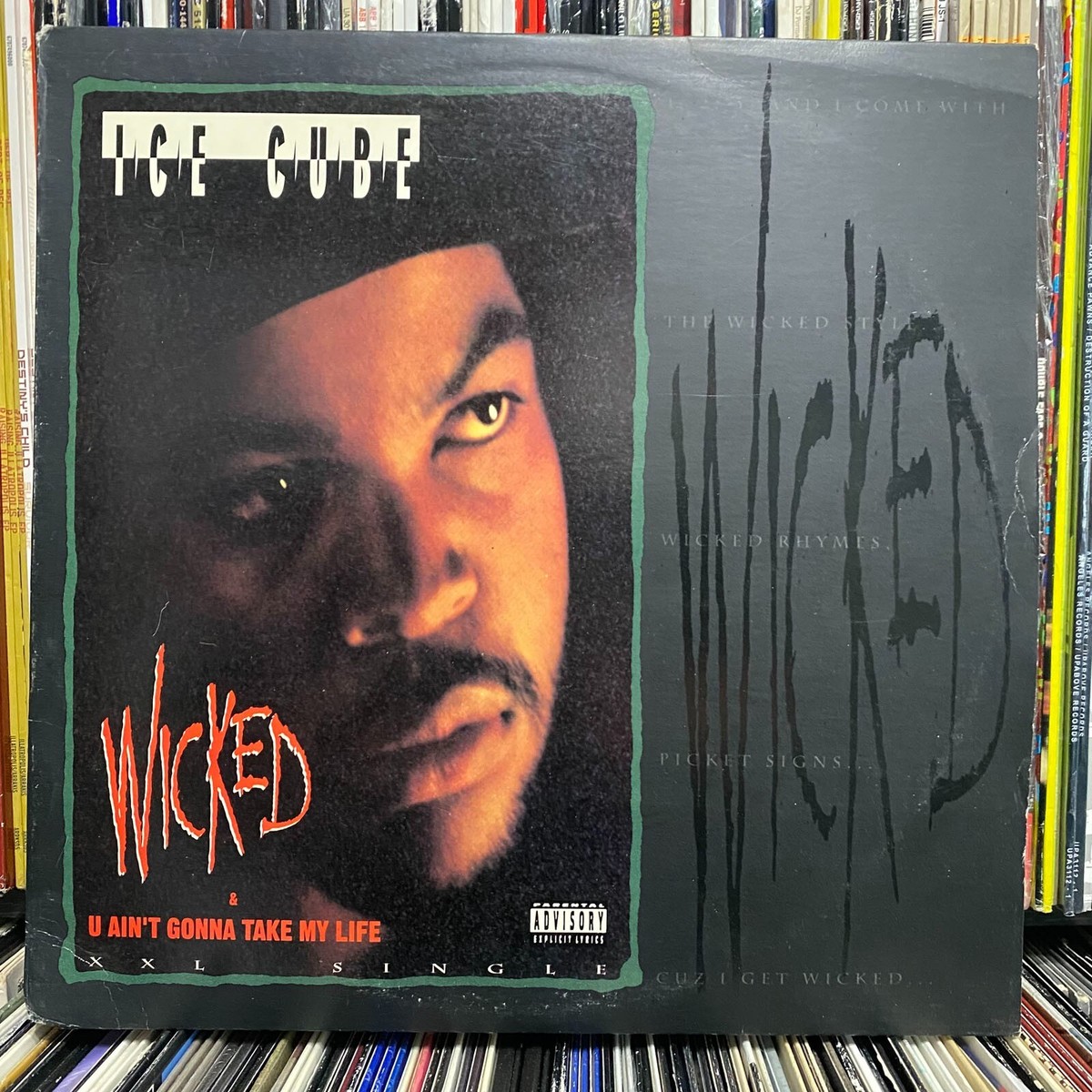 【g-rap】ice cube / wicked【レコード】 ICE CUBE - WICKED / U AIN'T GONNA TAKE MY LIFE (12