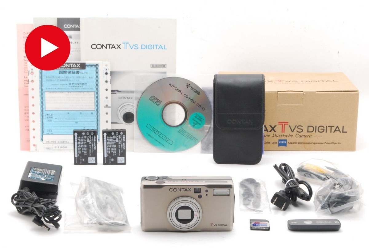 ⏯️[ EXC+5 Box ] Contax TVS Digital 5.0MP Digital Camera Titanium 
