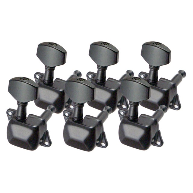 6 Pieces Semiclosed Guitar Tuning Pegs Tuners 6R for Electric Guitar