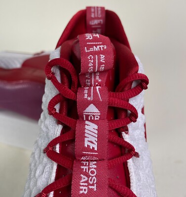 Nike Men\'s Alphadunk TB Promo Basketball Shoes Sz-10.5 Red/White CN9491-800 Nike AlphaDunk TB Promo White Red Athletic Shoes Men main image 4