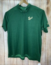 Adidas South Florida Bulls Game Mode Polo Shirt EC2781 Men Size XL