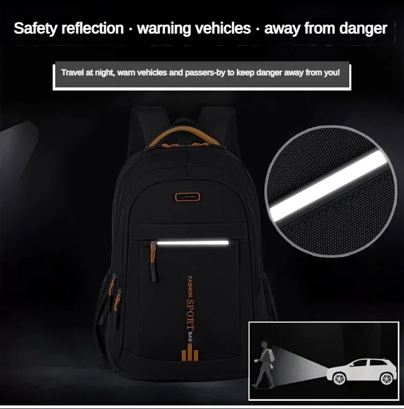 High Quality Oxford Waterproof Backpack Unisex Large-capacity Travel