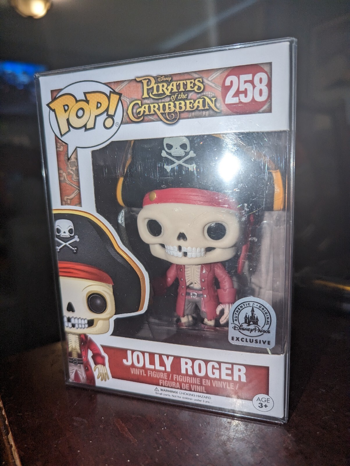 Funko Pop! Parques Disney Jolly Roger #258 De Piratas Del Caribe