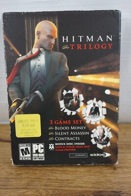 Hitman Trilogy (PC, 2007) Complete Silent Assassins Blood Money Contracts