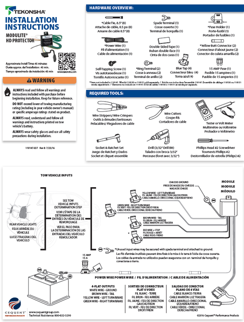 Trailer Tow Hitch For 05-06 Honda Element Complete Package w/ Wiring