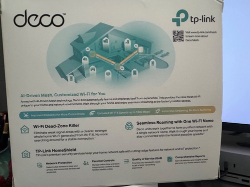 TP-LINK AX1800 Wi-Fi 6 Mesh System Deco X20 bundle w/ Power Adapter - Bild 3 von 7