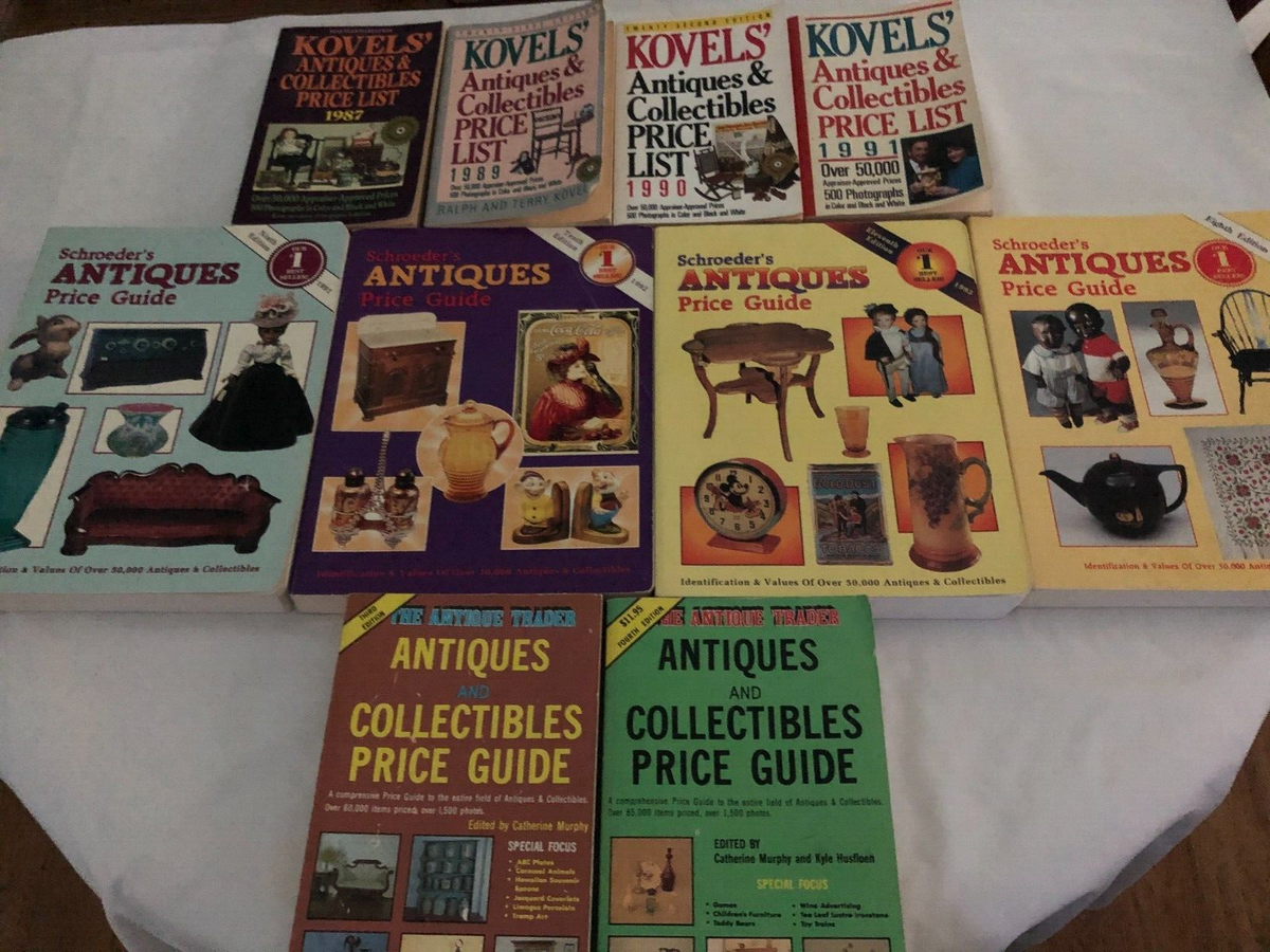 LOT OF 10 VINTAGE ANTIQUE & COLLECTIBLE GUIDES FOR 1 PRICE! | eBay