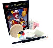 Ben Nye DELUXE CLOWN Kit Character Theatrical Stage Makeup DK-1