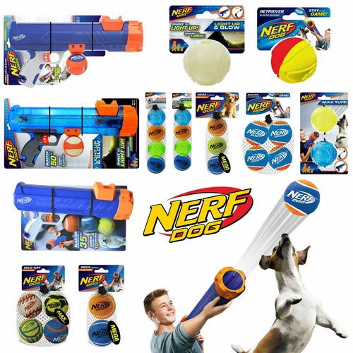 Nerf Dog Toys Tennis Ball Blasters Launchers Reload Balls Accessories 2