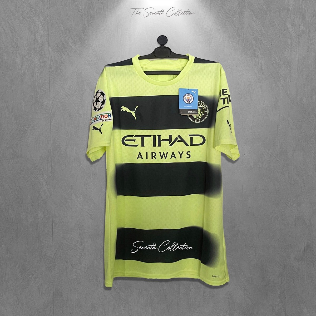 Manchester City 2022/23 Official 3rd Jersey Haaland Champions