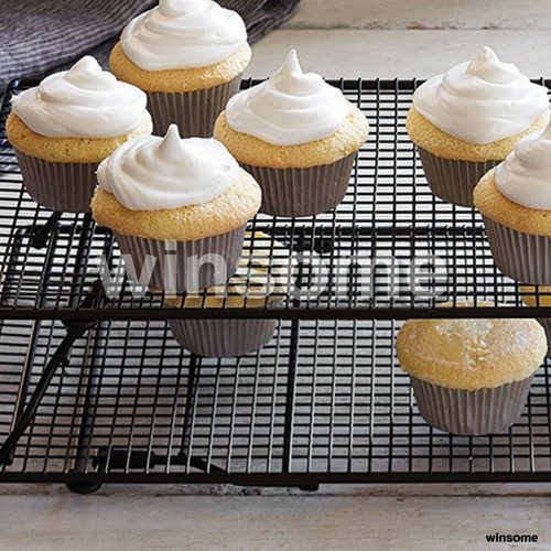 3x Stackable Cooling Tray Rack Cake Bread Biscuit Baking Kitchen Metal Wire Tool - Picture 7 of 8