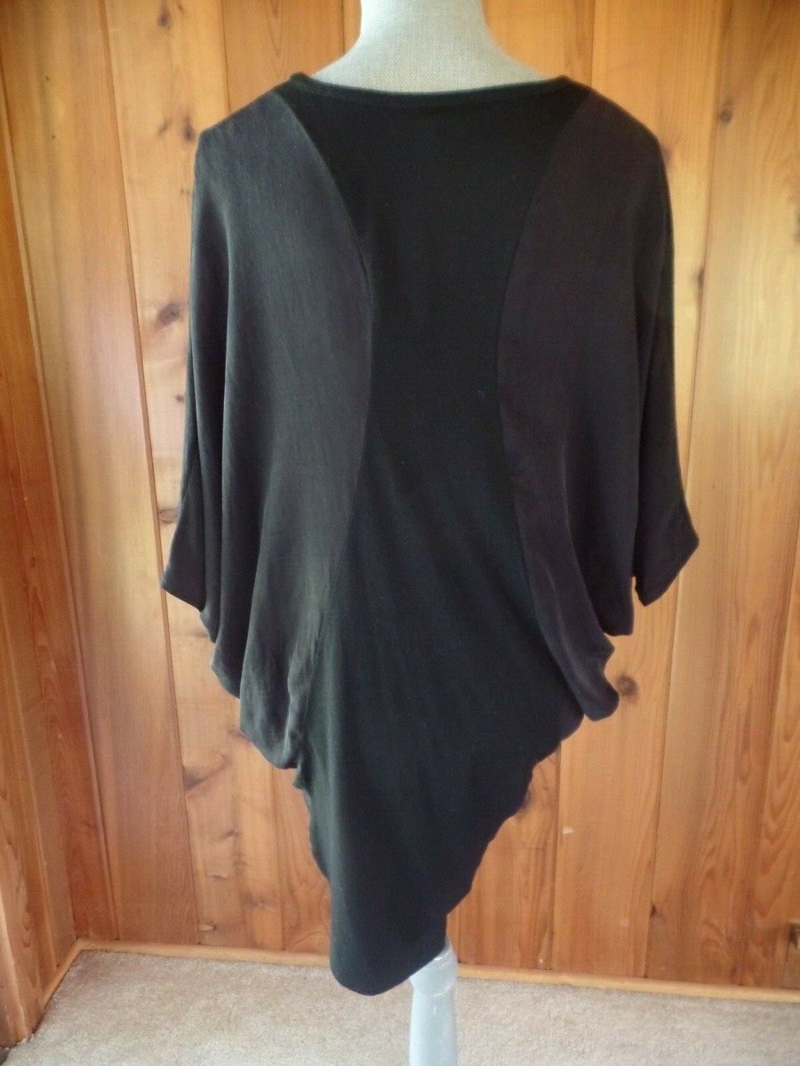 Helmut Lang Asymmetrical Fine Wool Jersey Dress Size S | eBay