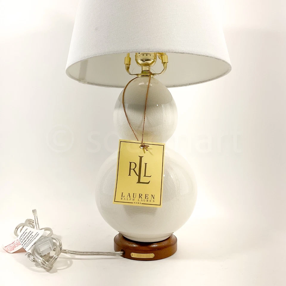 Ralph Lauren белый фарфор 19» настольная лампа и абажур новый - Изображение 4 из 4