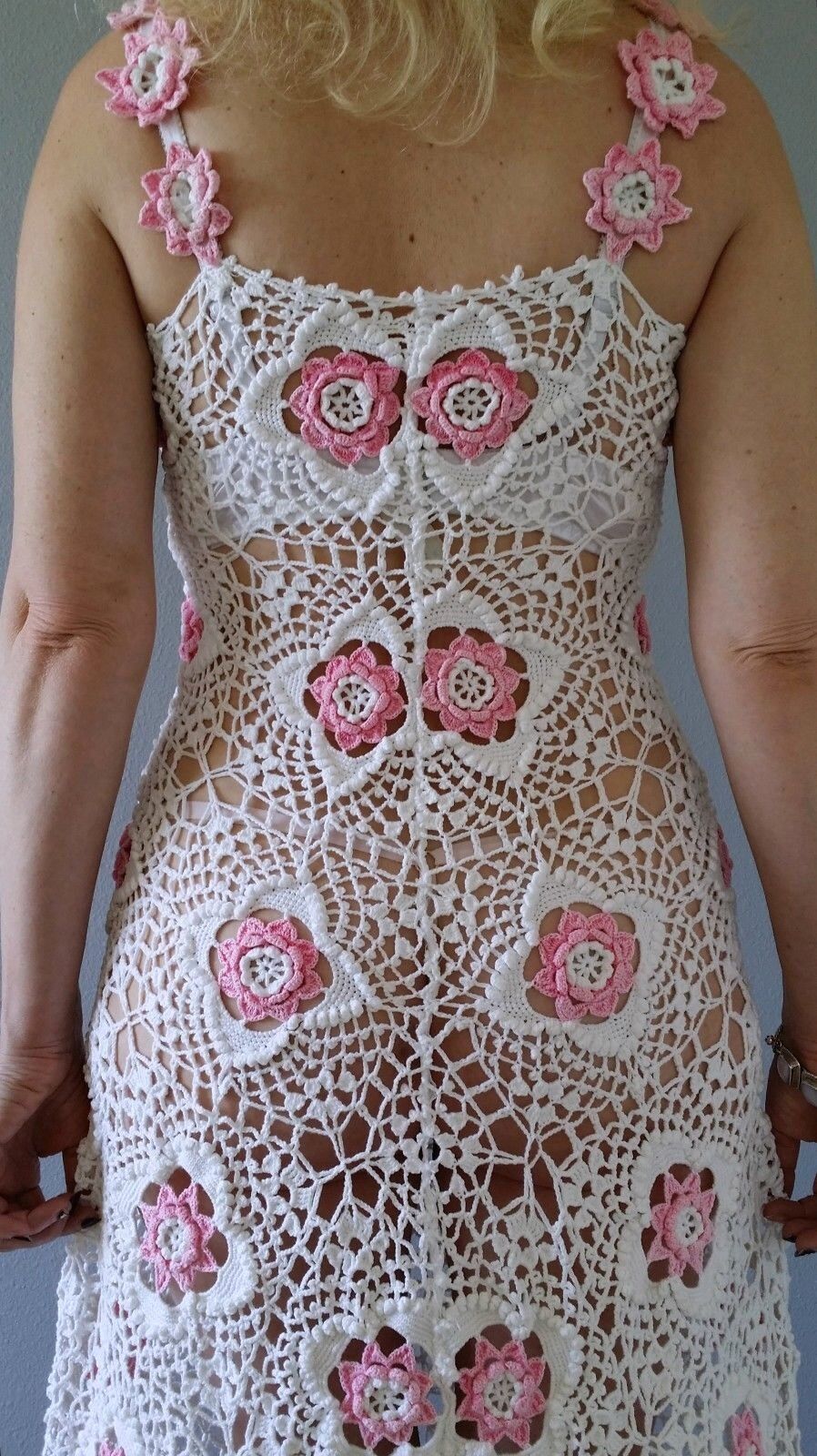 CROCHET FLOWER DRESS