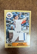 2022 Topps Series 1 - 1987 Topps Baseball Relics Pete Alonso #87R-PA (MEM)