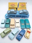 VINTAGE MOKO LESNEY A2 TRANSPORTER & 12 CARS VW FORD JAGUAR INC 4xBOXES 1950/60s
