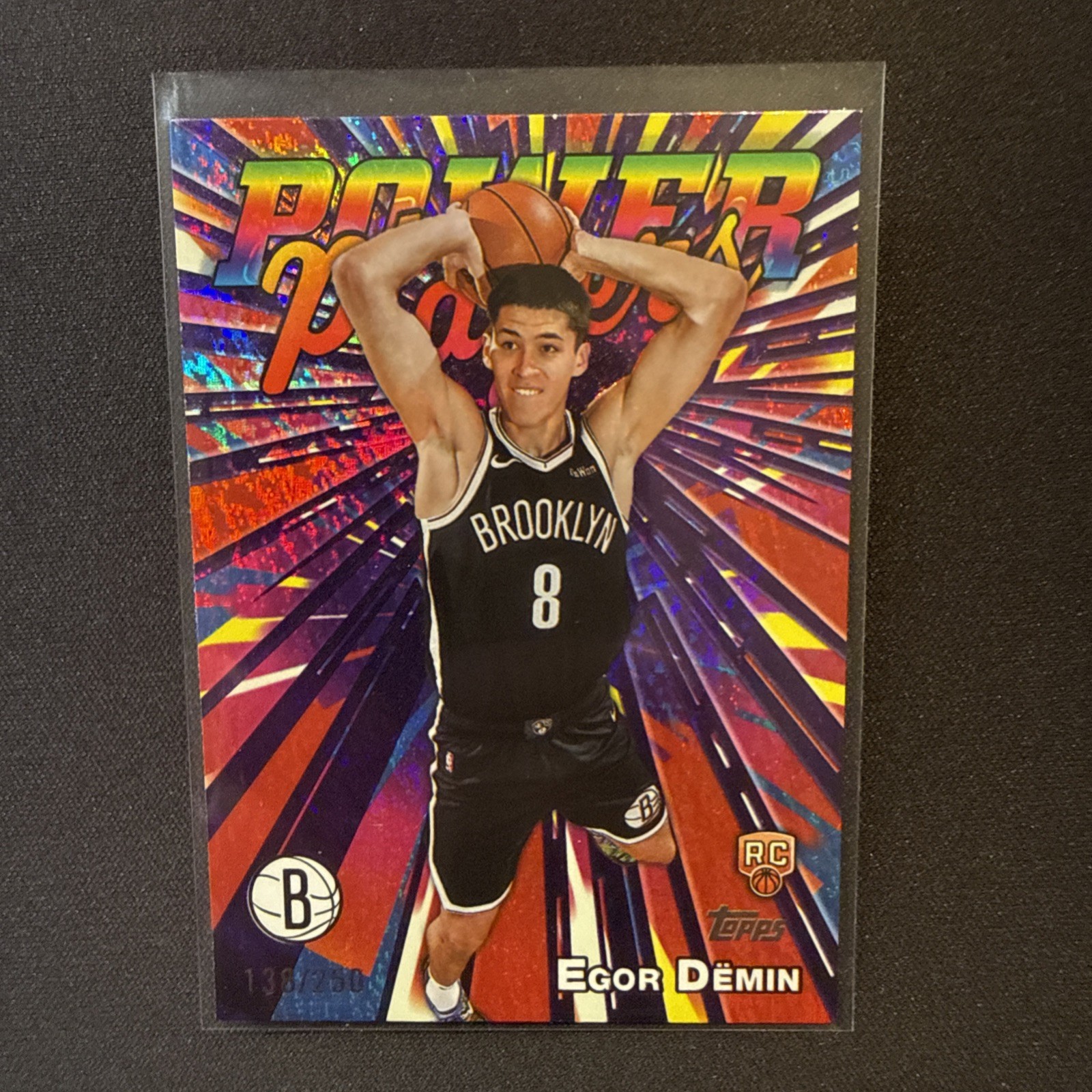 2025-26 Topps - Power Players Egor Demin #PP-18 Purple Holofoil /250 (RC)