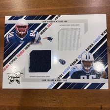 2004 Leaf Rookies and Stars #295 Ben Watson JSY Ben Troupe JSY