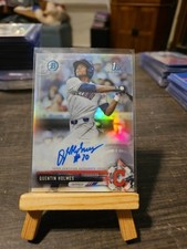 2017 Bowman Draft Chrome Refractor #BDC-118 Quentin Holmes Indians /499