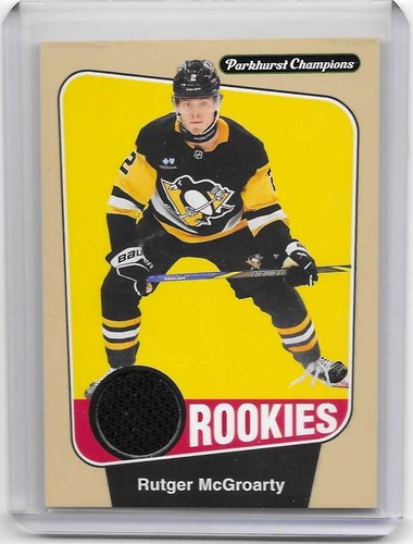 2024/25 Rutger McGroarty Parkhurst Jersey Rookie Card # 275