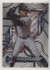 2018 Topps High Tek Pattern 1 Waves/Diagonals Black Rainbow Foil /50 Aaron Judge