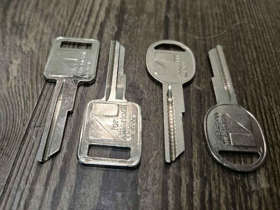 AMC Key Blank Sets Oval & Square Keys 1972-1984 AMX Javelin Eagle Hornet Pacer  - Image 3 of 4