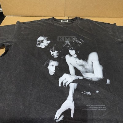 Kith x The Doors Light My Fire Vintage Black Tee Size XL In-Store