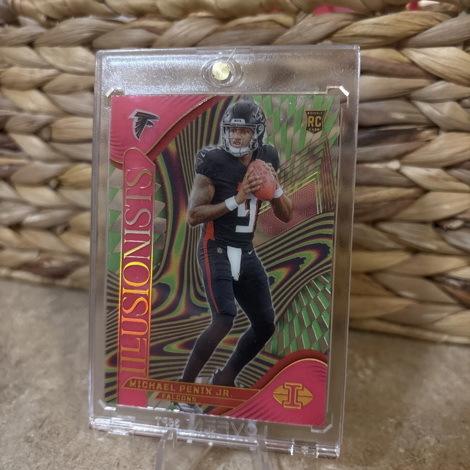 Michael Penix Panini Illusions Illusionists #9 Pink