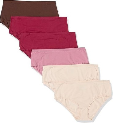 Amazon Essentials Damen Midi-Unterwäsche aus Baumwolle 6er Gr.L, Neu !!