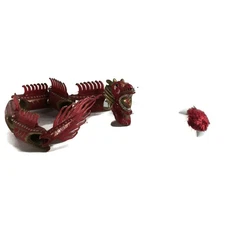 Vintage Chinese Dragon Toy Decoration Pre-Owned With Wear 17"