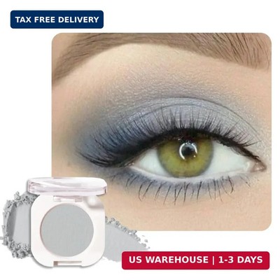 Dusty Grey Single Matte Eyeshadow Makeup, Neutral Powde Eye Shadow for Older Wom
