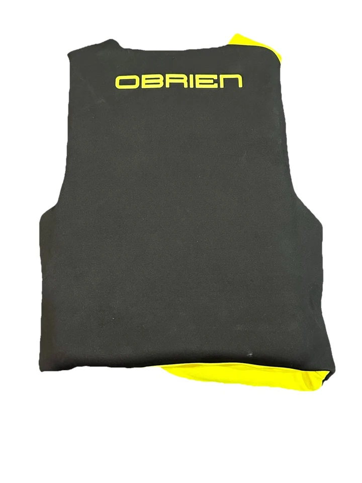 Chaleco salvavidas Obrien Kids 50 lb a 90 lb 50-90 lb amarillo y negro Foto 3 de 3