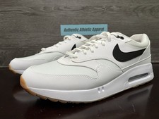 Nike Air Max 1 86 OG Big Bubble White Black Gum Golf Shoes Men's 14 FN0697-100