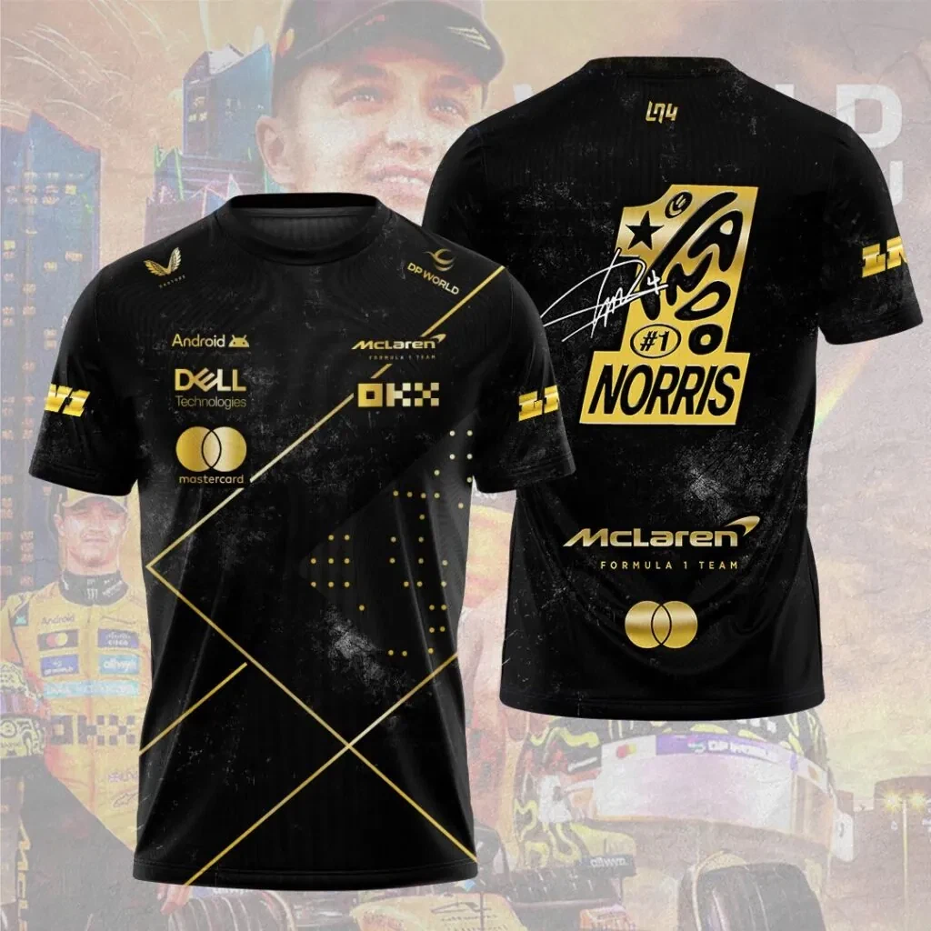 Lando Norris 2025 World Champion 3D Apparel