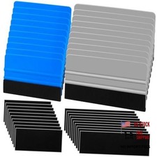 20 Pack Vinyl Wrap Squeegee 4 Inch / 6 Inch Felt Edge Squeegee Window Film