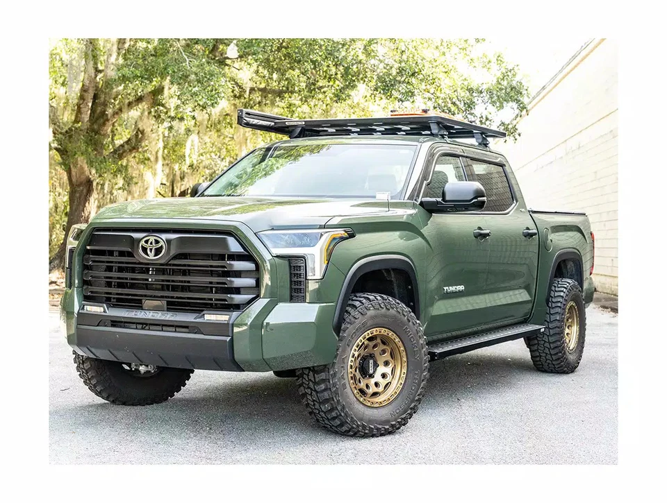 Romik ROF-T Black Running Boards Fit 2010-2020 Toyota 4Runner SR5/TRD Foto 4 de 4