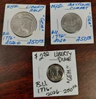 2026 - 50c D - 25c P - 10c D - Uncirculated BU - 250th Anniversary Coins