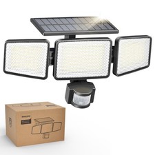 Solar Security Light Outdoor Light 302 LEDs 1200lm, Solar-Powered