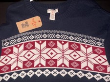 Dockers XXL Cotton Sweater Winter / Holiday Themed New with Tags 60 MSRP