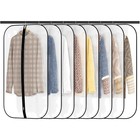 Kleideraufbewahrung, Kleidersack, Kleiderschutz, Aufbewahrungssack, transpare...