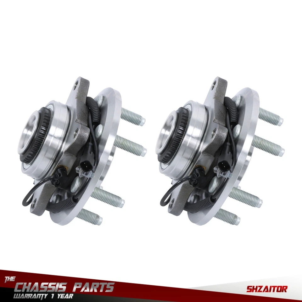 Par de cojinetes de cubo de rueda delantera 4x4 para Ford F-150 Expedition Navigator 2011-2014 Foto 2 de 4