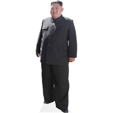 Kim Jong-un (Trousers) Pappaufsteller lebensgross
